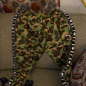 Bape X Puma sweat pants first drop